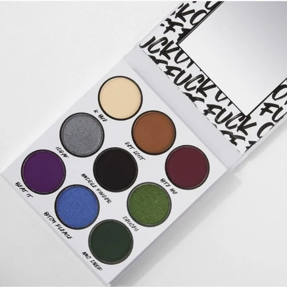 BH Cosmetics “F Off” 9-Color Eyeshadow Palette – Bold Pigments - Picture 3 of 7